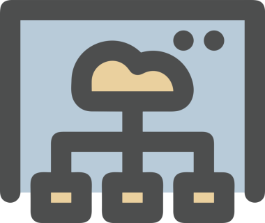 PNG biçiminde bulut simgesi şeffaf arkaplan biçiminde basit, web mobil uygulamaları için uygun minimal düz tasarım kullanıcı arayüzü hava durumu öngörüsü veri depolama ve dijital teknoloji projeleri