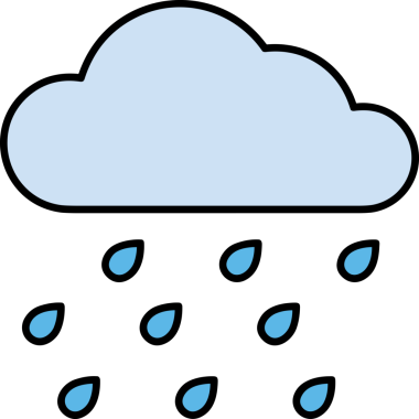 PNG biçiminde bulut simgesi şeffaf arkaplan biçiminde basit, web mobil uygulamaları için uygun minimal düz tasarım kullanıcı arayüzü hava durumu öngörüsü veri depolama ve dijital teknoloji projeleri