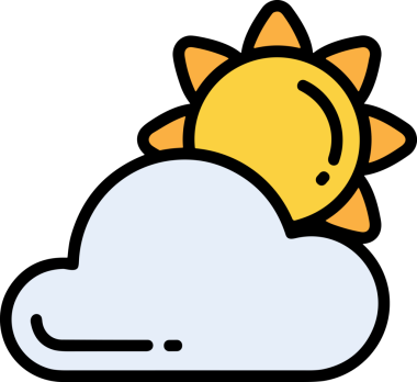 PNG biçiminde bulut simgesi şeffaf arkaplan biçiminde basit, web mobil uygulamaları için uygun minimal düz tasarım kullanıcı arayüzü hava durumu öngörüsü veri depolama ve dijital teknoloji projeleri