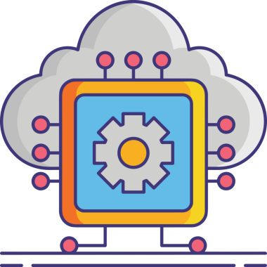 PNG biçiminde bulut simgesi şeffaf arkaplan biçiminde basit, web mobil uygulamaları için uygun minimal düz tasarım kullanıcı arayüzü hava durumu öngörüsü veri depolama ve dijital teknoloji projeleri