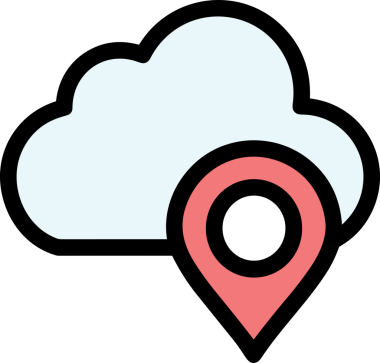 PNG biçiminde bulut simgesi şeffaf arkaplan biçiminde basit, web mobil uygulamaları için uygun minimal düz tasarım kullanıcı arayüzü hava durumu öngörüsü veri depolama ve dijital teknoloji projeleri