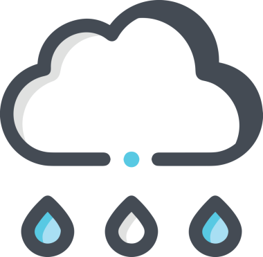 PNG biçiminde bulut simgesi şeffaf arkaplan biçiminde basit, web mobil uygulamaları için uygun minimal düz tasarım kullanıcı arayüzü hava durumu öngörüsü veri depolama ve dijital teknoloji projeleri