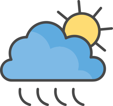 PNG biçiminde bulut simgesi şeffaf arkaplan biçiminde basit, web mobil uygulamaları için uygun minimal düz tasarım kullanıcı arayüzü hava durumu öngörüsü veri depolama ve dijital teknoloji projeleri
