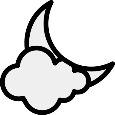 PNG biçiminde bulut simgesi şeffaf arkaplan biçiminde basit, web mobil uygulamaları için uygun minimal düz tasarım kullanıcı arayüzü hava durumu öngörüsü veri depolama ve dijital teknoloji projeleri