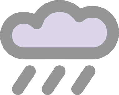 PNG biçiminde bulut simgesi şeffaf arkaplan biçiminde basit, web mobil uygulamaları için uygun minimal düz tasarım kullanıcı arayüzü hava durumu öngörüsü veri depolama ve dijital teknoloji projeleri