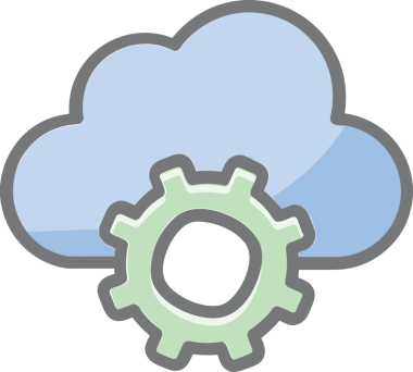 PNG biçiminde bulut simgesi şeffaf arkaplan biçiminde basit, web mobil uygulamaları için uygun minimal düz tasarım kullanıcı arayüzü hava durumu öngörüsü veri depolama ve dijital teknoloji projeleri