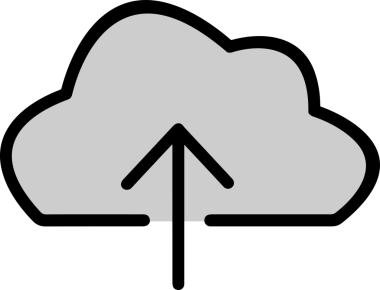 PNG biçiminde bulut simgesi şeffaf arkaplan biçiminde basit, web mobil uygulamaları için uygun minimal düz tasarım kullanıcı arayüzü hava durumu öngörüsü veri depolama ve dijital teknoloji projeleri