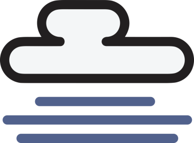 PNG biçiminde bulut simgesi şeffaf arkaplan biçiminde basit, web mobil uygulamaları için uygun minimal düz tasarım kullanıcı arayüzü hava durumu öngörüsü veri depolama ve dijital teknoloji projeleri