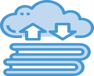 PNG biçiminde bulut simgesi şeffaf arkaplan biçiminde basit, web mobil uygulamaları için uygun minimal düz tasarım kullanıcı arayüzü hava durumu öngörüsü veri depolama ve dijital teknoloji projeleri