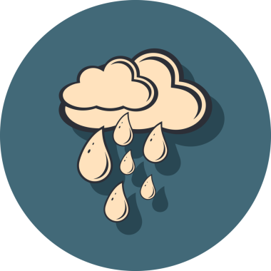 PNG biçiminde bulut simgesi şeffaf arkaplan biçiminde basit, web mobil uygulamaları için uygun minimal düz tasarım kullanıcı arayüzü hava durumu öngörüsü veri depolama ve dijital teknoloji projeleri