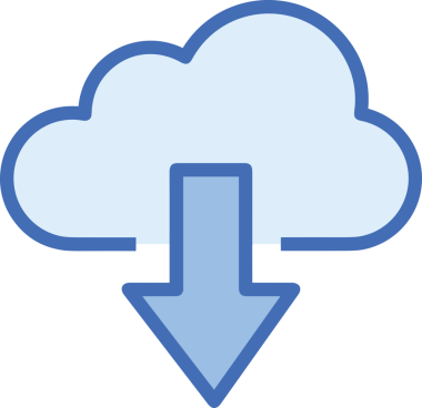 PNG biçiminde bulut simgesi şeffaf arkaplan biçiminde basit, web mobil uygulamaları için uygun minimal düz tasarım kullanıcı arayüzü hava durumu öngörüsü veri depolama ve dijital teknoloji projeleri