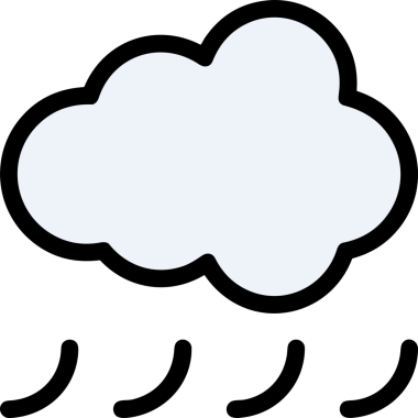 PNG biçiminde bulut simgesi şeffaf arkaplan biçiminde basit, web mobil uygulamaları için uygun minimal düz tasarım kullanıcı arayüzü hava durumu öngörüsü veri depolama ve dijital teknoloji projeleri