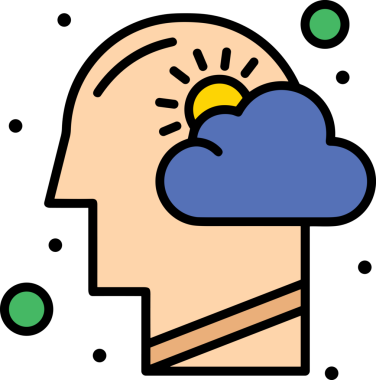 PNG biçiminde bulut simgesi şeffaf arkaplan biçiminde basit, web mobil uygulamaları için uygun minimal düz tasarım kullanıcı arayüzü hava durumu öngörüsü veri depolama ve dijital teknoloji projeleri