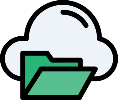 PNG biçiminde bulut simgesi şeffaf arkaplan biçiminde basit, web mobil uygulamaları için uygun minimal düz tasarım kullanıcı arayüzü hava durumu öngörüsü veri depolama ve dijital teknoloji projeleri