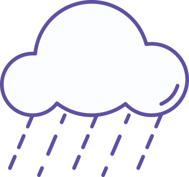 PNG biçiminde bulut simgesi şeffaf arkaplan biçiminde basit, web mobil uygulamaları için uygun minimal düz tasarım kullanıcı arayüzü hava durumu öngörüsü veri depolama ve dijital teknoloji projeleri