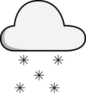 PNG biçiminde bulut simgesi şeffaf arkaplan biçiminde basit, web mobil uygulamaları için uygun minimal düz tasarım kullanıcı arayüzü hava durumu öngörüsü veri depolama ve dijital teknoloji projeleri