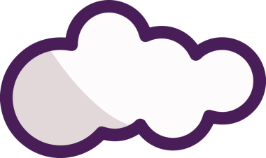 PNG biçiminde bulut simgesi şeffaf arkaplan biçiminde basit, web mobil uygulamaları için uygun minimal düz tasarım kullanıcı arayüzü hava durumu öngörüsü veri depolama ve dijital teknoloji projeleri