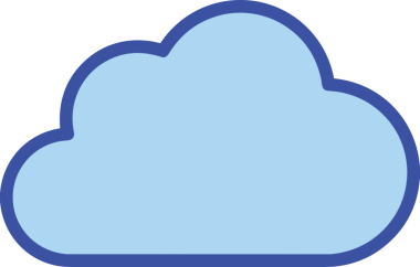 PNG biçiminde bulut simgesi şeffaf arkaplan biçiminde basit, web mobil uygulamaları için uygun minimal düz tasarım kullanıcı arayüzü hava durumu öngörüsü veri depolama ve dijital teknoloji projeleri