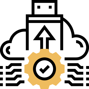 PNG biçiminde bulut simgesi şeffaf arkaplan biçiminde basit, web mobil uygulamaları için uygun minimal düz tasarım kullanıcı arayüzü hava durumu öngörüsü veri depolama ve dijital teknoloji projeleri