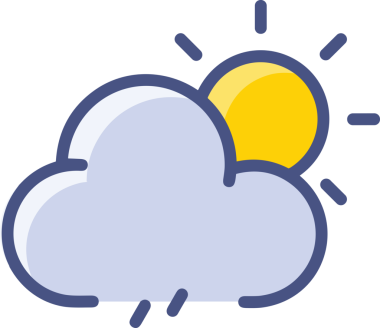 PNG biçiminde bulut simgesi şeffaf arkaplan biçiminde basit, web mobil uygulamaları için uygun minimal düz tasarım kullanıcı arayüzü hava durumu öngörüsü veri depolama ve dijital teknoloji projeleri