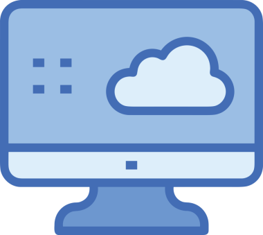 PNG biçiminde bulut simgesi şeffaf arkaplan biçiminde basit, web mobil uygulamaları için uygun minimal düz tasarım kullanıcı arayüzü hava durumu öngörüsü veri depolama ve dijital teknoloji projeleri