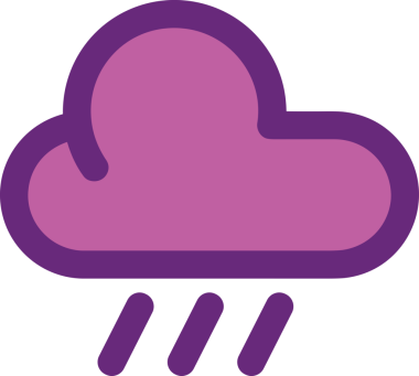 PNG biçiminde bulut simgesi şeffaf arkaplan biçiminde basit, web mobil uygulamaları için uygun minimal düz tasarım kullanıcı arayüzü hava durumu öngörüsü veri depolama ve dijital teknoloji projeleri