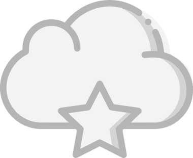 PNG biçiminde bulut simgesi şeffaf arkaplan biçiminde basit, web mobil uygulamaları için uygun minimal düz tasarım kullanıcı arayüzü hava durumu öngörüsü veri depolama ve dijital teknoloji projeleri