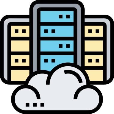 PNG biçiminde bulut simgesi şeffaf arkaplan biçiminde basit, web mobil uygulamaları için uygun minimal düz tasarım kullanıcı arayüzü hava durumu öngörüsü veri depolama ve dijital teknoloji projeleri