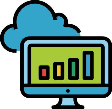 PNG biçiminde bulut simgesi şeffaf arkaplan biçiminde basit, web mobil uygulamaları için uygun minimal düz tasarım kullanıcı arayüzü hava durumu öngörüsü veri depolama ve dijital teknoloji projeleri