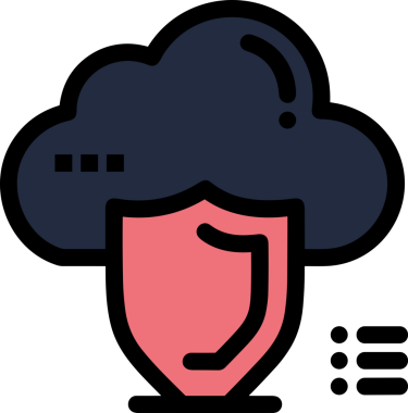 PNG biçiminde bulut simgesi şeffaf arkaplan biçiminde basit, web mobil uygulamaları için uygun minimal düz tasarım kullanıcı arayüzü hava durumu öngörüsü veri depolama ve dijital teknoloji projeleri