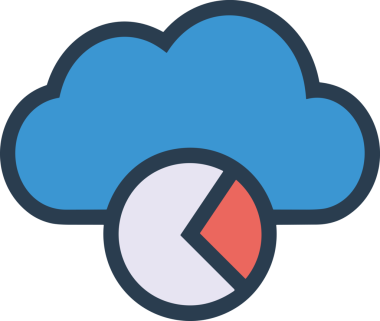 PNG biçiminde bulut simgesi şeffaf arkaplan biçiminde basit, web mobil uygulamaları için uygun minimal düz tasarım kullanıcı arayüzü hava durumu öngörüsü veri depolama ve dijital teknoloji projeleri