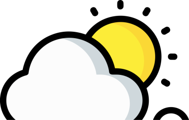 PNG biçiminde bulut simgesi şeffaf arkaplan biçiminde basit, web mobil uygulamaları için uygun minimal düz tasarım kullanıcı arayüzü hava durumu öngörüsü veri depolama ve dijital teknoloji projeleri