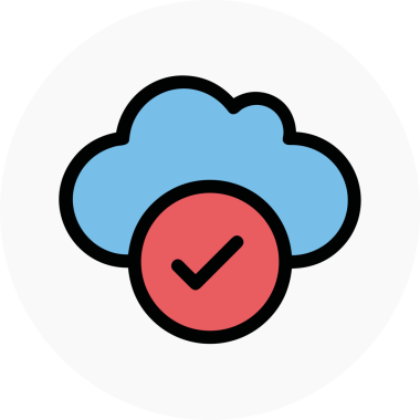 PNG biçiminde bulut simgesi şeffaf arkaplan biçiminde basit, web mobil uygulamaları için uygun minimal düz tasarım kullanıcı arayüzü hava durumu öngörüsü veri depolama ve dijital teknoloji projeleri