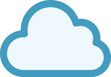 PNG biçiminde bulut simgesi şeffaf arkaplan biçiminde basit, web mobil uygulamaları için uygun minimal düz tasarım kullanıcı arayüzü hava durumu öngörüsü veri depolama ve dijital teknoloji projeleri