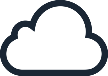 PNG biçiminde bulut simgesi şeffaf arkaplan biçiminde basit, web mobil uygulamaları için uygun minimal düz tasarım kullanıcı arayüzü hava durumu öngörüsü veri depolama ve dijital teknoloji projeleri