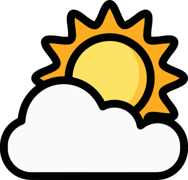 PNG biçiminde bulut simgesi şeffaf arkaplan biçiminde basit, web mobil uygulamaları için uygun minimal düz tasarım kullanıcı arayüzü hava durumu öngörüsü veri depolama ve dijital teknoloji projeleri