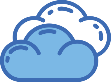 PNG biçiminde bulut simgesi şeffaf arkaplan biçiminde basit, web mobil uygulamaları için uygun minimal düz tasarım kullanıcı arayüzü hava durumu öngörüsü veri depolama ve dijital teknoloji projeleri