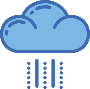 PNG biçiminde bulut simgesi şeffaf arkaplan biçiminde basit, web mobil uygulamaları için uygun minimal düz tasarım kullanıcı arayüzü hava durumu öngörüsü veri depolama ve dijital teknoloji projeleri