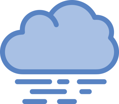 PNG biçiminde bulut simgesi şeffaf arkaplan biçiminde basit, web mobil uygulamaları için uygun minimal düz tasarım kullanıcı arayüzü hava durumu öngörüsü veri depolama ve dijital teknoloji projeleri