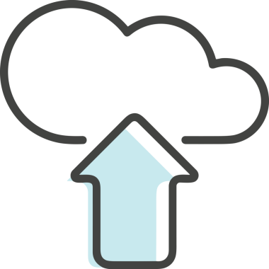 PNG biçiminde bulut simgesi şeffaf arkaplan biçiminde basit, web mobil uygulamaları için uygun minimal düz tasarım kullanıcı arayüzü hava durumu öngörüsü veri depolama ve dijital teknoloji projeleri