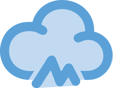 PNG biçiminde bulut simgesi şeffaf arkaplan biçiminde basit, web mobil uygulamaları için uygun minimal düz tasarım kullanıcı arayüzü hava durumu öngörüsü veri depolama ve dijital teknoloji projeleri