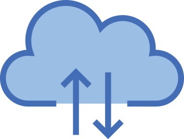 PNG biçiminde bulut simgesi şeffaf arkaplan biçiminde basit, web mobil uygulamaları için uygun minimal düz tasarım kullanıcı arayüzü hava durumu öngörüsü veri depolama ve dijital teknoloji projeleri