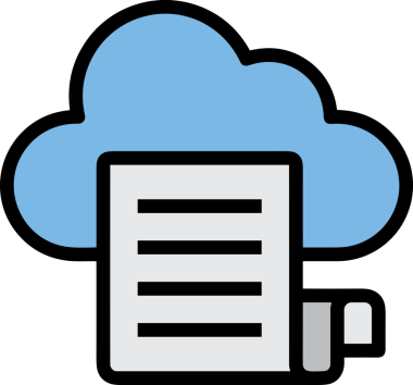 PNG biçiminde bulut simgesi şeffaf arkaplan biçiminde basit, web mobil uygulamaları için uygun minimal düz tasarım kullanıcı arayüzü hava durumu öngörüsü veri depolama ve dijital teknoloji projeleri