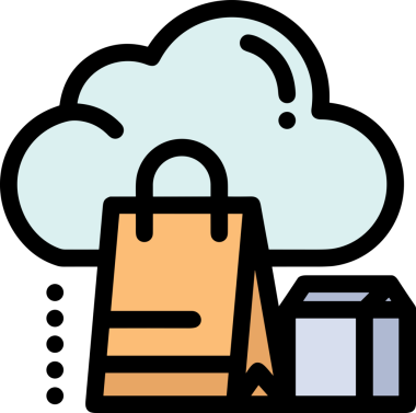 PNG biçiminde bulut simgesi şeffaf arkaplan biçiminde basit, web mobil uygulamaları için uygun minimal düz tasarım kullanıcı arayüzü hava durumu öngörüsü veri depolama ve dijital teknoloji projeleri