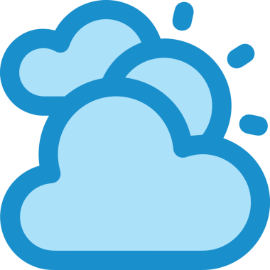PNG biçiminde bulut simgesi şeffaf arkaplan biçiminde basit, web mobil uygulamaları için uygun minimal düz tasarım kullanıcı arayüzü hava durumu öngörüsü veri depolama ve dijital teknoloji projeleri