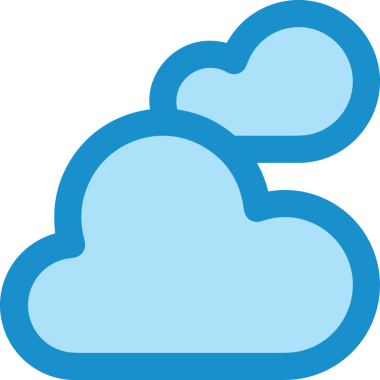 PNG biçiminde bulut simgesi şeffaf arkaplan biçiminde basit, web mobil uygulamaları için uygun minimal düz tasarım kullanıcı arayüzü hava durumu öngörüsü veri depolama ve dijital teknoloji projeleri