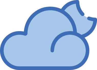 PNG biçiminde bulut simgesi şeffaf arkaplan biçiminde basit, web mobil uygulamaları için uygun minimal düz tasarım kullanıcı arayüzü hava durumu öngörüsü veri depolama ve dijital teknoloji projeleri