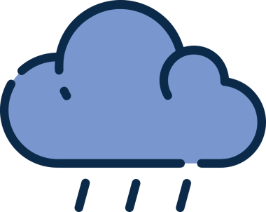 PNG biçiminde bulut simgesi şeffaf arkaplan biçiminde basit, web mobil uygulamaları için uygun minimal düz tasarım kullanıcı arayüzü hava durumu öngörüsü veri depolama ve dijital teknoloji projeleri