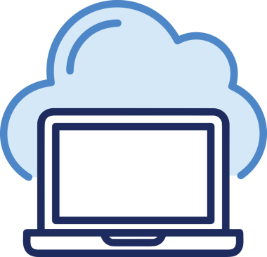 PNG biçiminde bulut simgesi şeffaf arkaplan biçiminde basit, web mobil uygulamaları için uygun minimal düz tasarım kullanıcı arayüzü hava durumu öngörüsü veri depolama ve dijital teknoloji projeleri