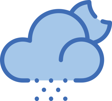 PNG biçiminde bulut simgesi şeffaf arkaplan biçiminde basit, web mobil uygulamaları için uygun minimal düz tasarım kullanıcı arayüzü hava durumu öngörüsü veri depolama ve dijital teknoloji projeleri